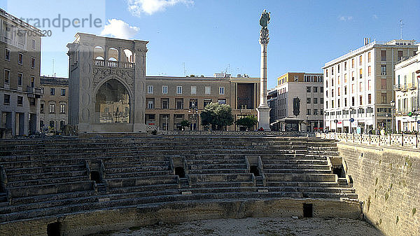 Italien  Apulien  S. Oronzo-Platz in Lecce
