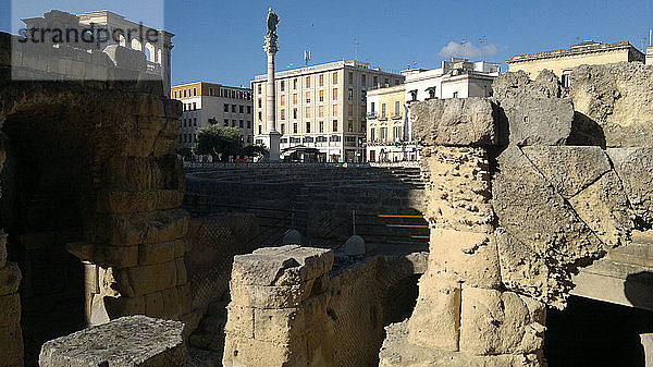 Italien  Apulien  S. Oronzo-Platz in Lecce