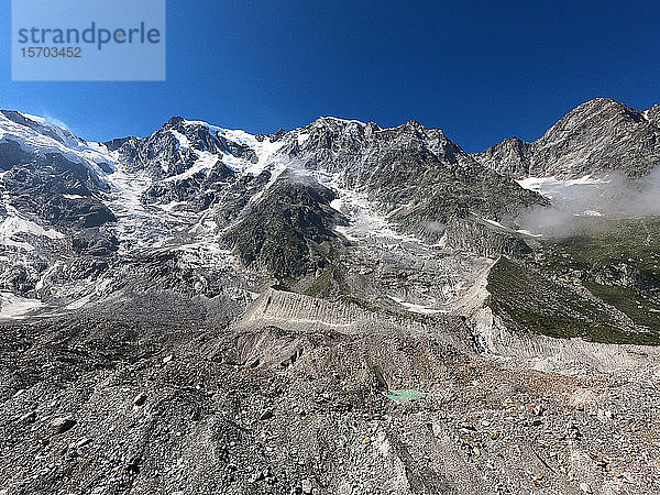 Italien  Westliche Alpen im Piemont  Monte Rosa Belvedere Gletscher 4