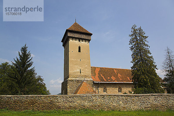 Wehrkirche Malancrav  14. Jahrhundert  Malancrav  Kreis Sibiu  Rumänien  Europa