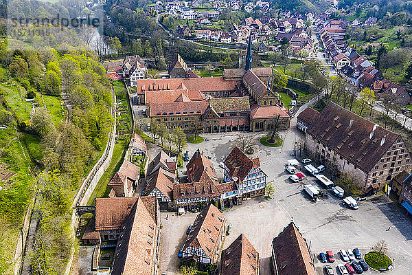 Deutschland  Baden-Württemberg  Maulbronn  Luftaufnahme des Klosters Maulbronn