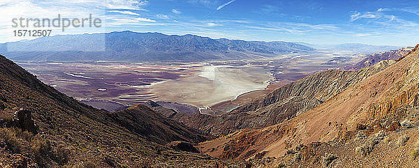 USA  Nevada  Devils Golfplatz vom Beobachtungspunkt Dantes View aus gesehen