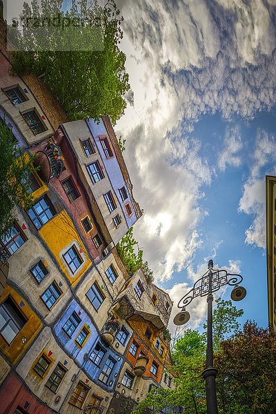 Hundertwasserhaus  Wien  Österreich  Europa