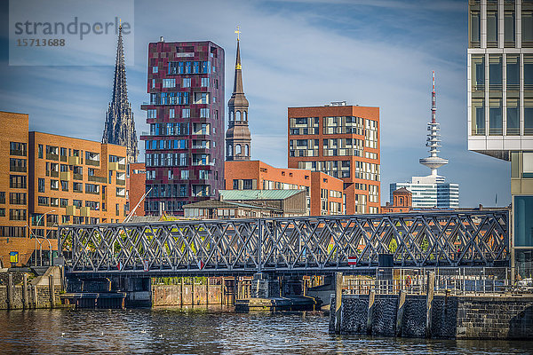 Magdeburger Brücke  HafenCity  Hamburg  Deutschland  Europa