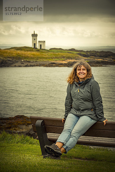 Leuchtturm Elie Ness  Anstruther  Schottland  Europa