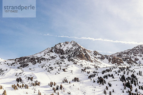 Wintersportgebiet Obertauern  Land Salzburg  Österreich