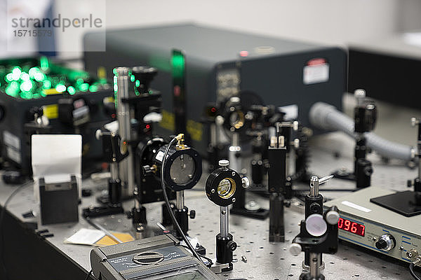 Lasergerät in einem Labor