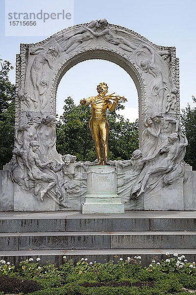 Österreich  Wien  Johann-Strauss-Denkmal im Stadtpark