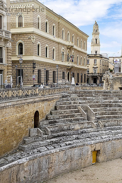 Italien  Apulien  Lecce  römisches Amphitheater