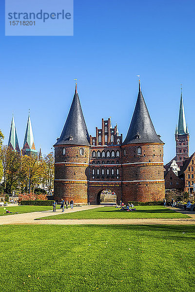 Deutschland  Lübeck  Holstentor