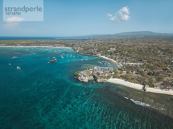 Indonesien  Bali  Luftaufnahme der Insel Lembongan