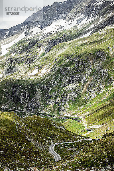 Österreich  Kärnten  Innergriechisch  Straße zum Molltalgletscher