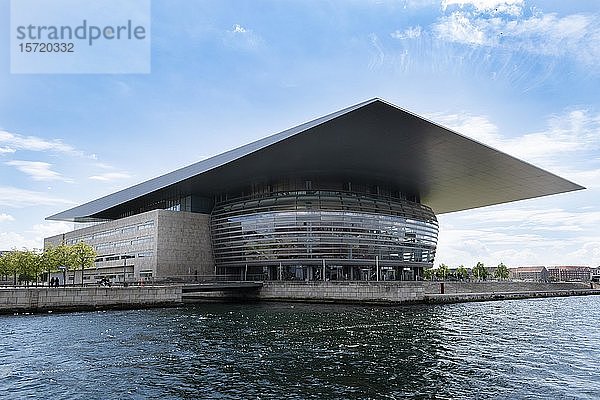 Königliche Oper Kopenhagen auf der Insel Holmen  Kopenhagen  Dänemark  Europa