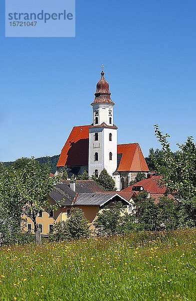 Wallfahrtskirche Maria Heimsuchung  Zell am Pettenfirst  Hausruckviertel  Oberösterreich  Österreich  Europa