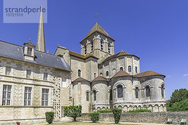 Abteikirche  Saint-Savin  Departement Vienne  Frankreich  Europa