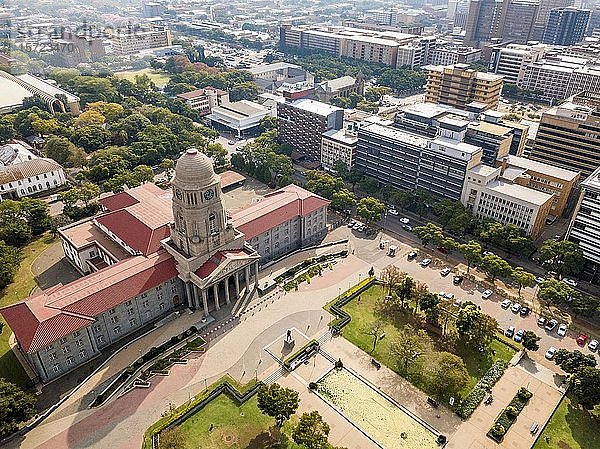 Luftaufnahme des Rathauses von Tshwane  Pretoria  Südafrika  Afrika
