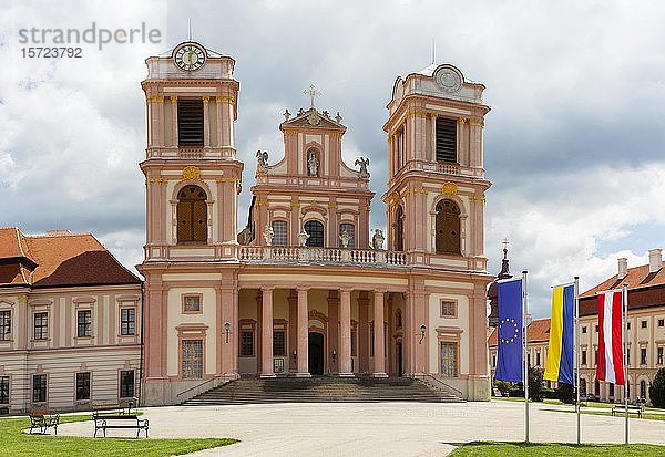 Stiftskirche  Benediktinerkloster  Stift Göttweig  Wachau  Niederösterreich  Österreich  Europa