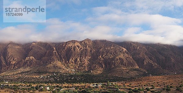 Tal der Ammeln  Panorama  Jebel El Kest  Antiatlas  Marokko  Afrika