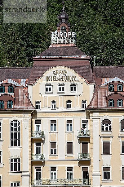 Grand Hotel de l'Europe  ehemaliges Hotel  Bad Gastein  Nationalpark Hohe Tauern  Österreich  Europa