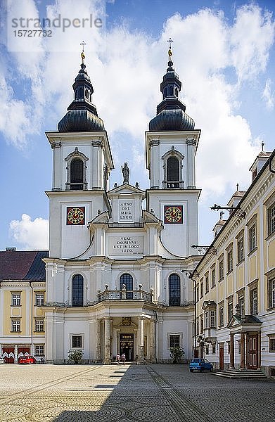 Stiftskirche  Stift Kremsmünster  Kremsmünster  Oberösterreich  Österreich  Europa