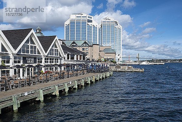 Uferpromenade  Halifax  Nova Scotia  Kanada  Nordamerika