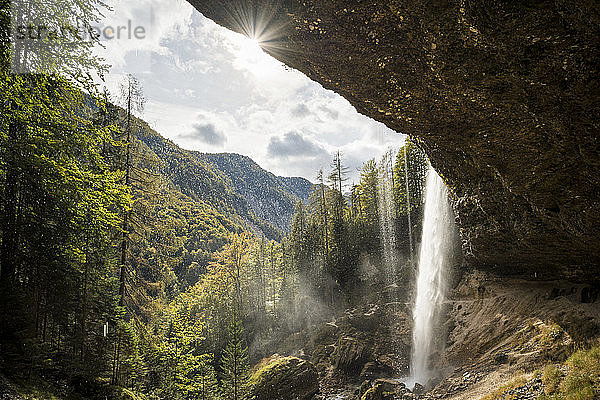 Pericnik-Wasserfall  Triglav-Nationalpark  Oberkrain  Slowenien