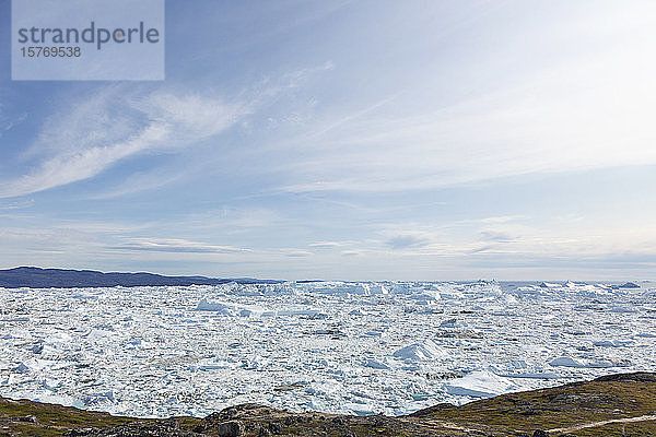 Polare Eisschmelze Diskobucht Grönland