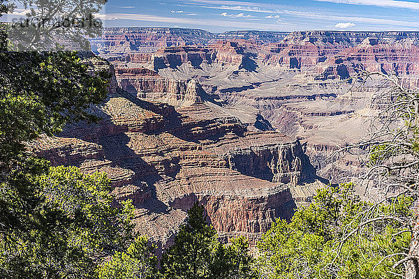 Blick auf den Grand Canyon vom Hermit Trailhead; Arizona  Vereinigte Staaten von Amerika