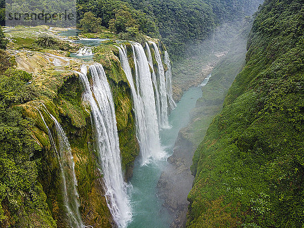 Tamul-Wasserfälle  Huasteca Potosi  San Luis Potosi  Mexiko  Nordamerika