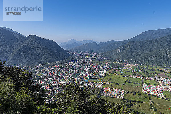 Blick über das Orizaba-Tal  Orizaba  Veracruz  Mexiko  Nordamerika