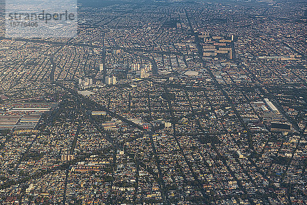 Luftaufnahme von Mexiko-Stadt  Mexiko  Nordamerika