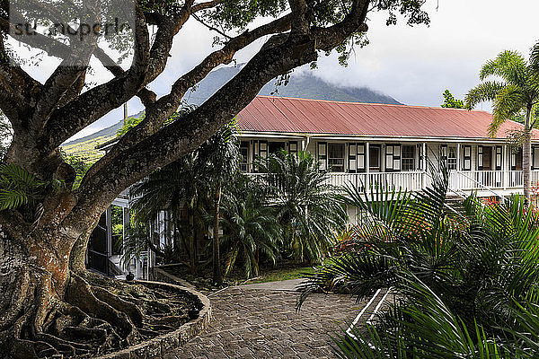 Montpelier Plantation  restaurierte Zuckerplantage  auf der Nelson heiratete  Boutique-Hotel  Nevis  St. Kitts und Nevis  Westindische Inseln  Karibik  Mittelamerika