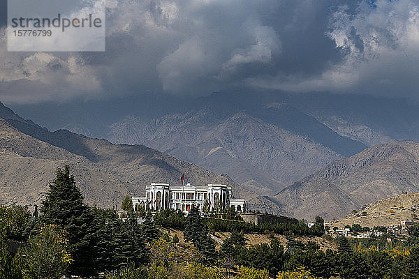 Schloss Paghman Hill und Gärten  Kabul  Afghanistan  Asien