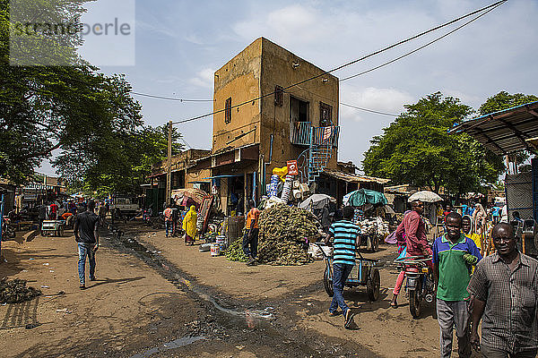 Zentraler Markt  Niamey  Niger  Westafrika  Afrika