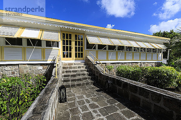 Nisbet Plantation  Haus von Fanny Nisbet  verheiratet mit Horatio Nelson  jetzt restauriert  Nevis  St. Kitts und Nevis  Westindische Inseln  Karibik  Mittelamerika