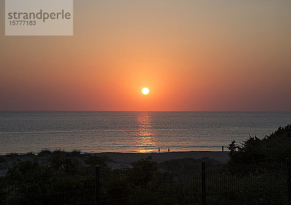 Sonnenuntergang an der Costa de la Luz  Spanien