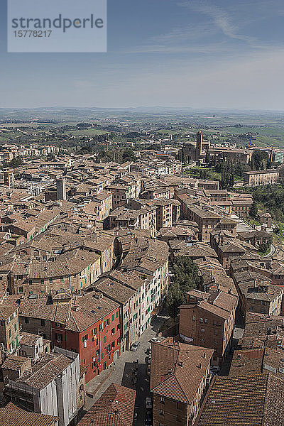 Stadtbild in der Toskana  Italien