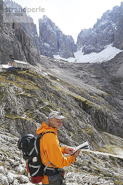 Wanderkarte lesen  Canazei  Trentino-Südtirol  Italien