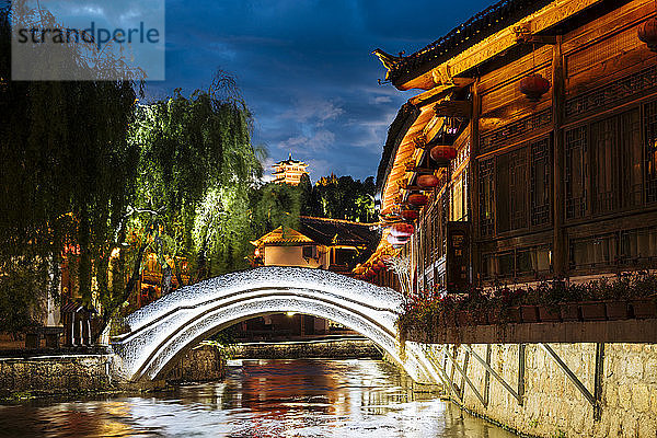 Altstadt von Lijiang  Yunnan  China