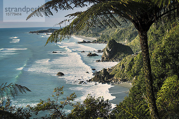 Panoramablick  Karamea  Hawkes Bay  Neuseeland