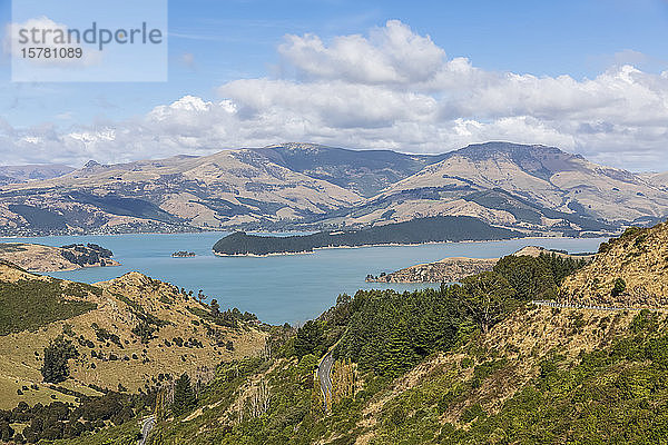 Neuseeland  Governors Bay  Landschaftliche Ansicht des Thomson Scenic Reserve