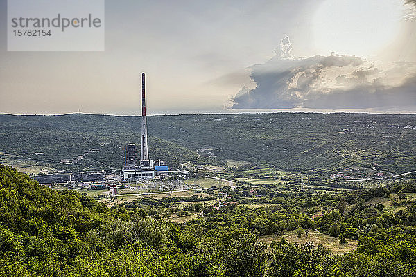 Steinkohlekraftwerk Plomin  Istrien  Kroatien