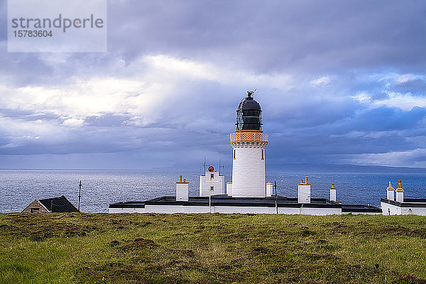 Schottland  Caithness  Dunnet Head  Leuchtturm  nördlichster Punkt des schottischen Festlandes