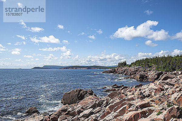 Kanada  Nova Scotia  Ingonish  Küstenlandschaft des Cape Breton Highlands Nationalparks