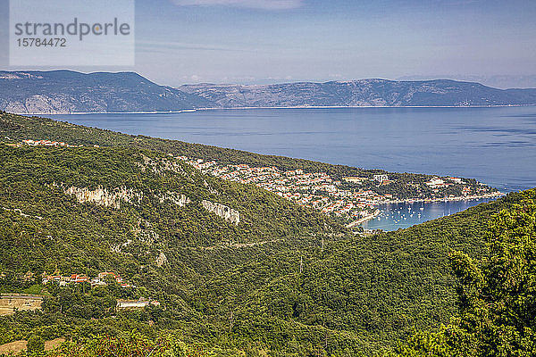 Kroatien  Istrien  Rabac  Küste und Adria