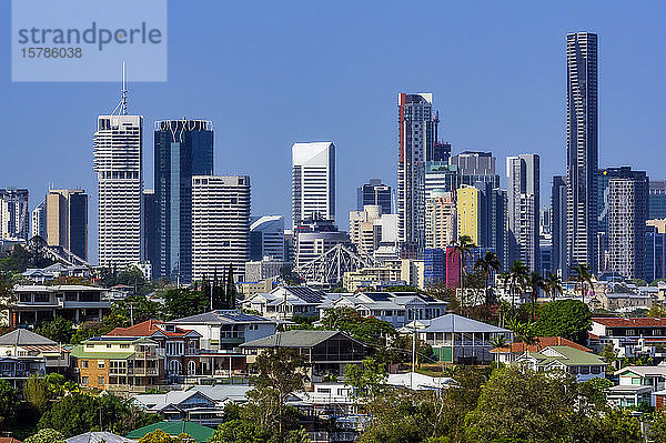 Australien  Queensland  Brisbane  Stadtsilhouette