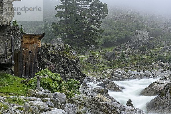 Plumpsklo bei Obersulzbach  NP Hohe Tauern  Obersulzbachtal  Salzburg  Österreich  Europa