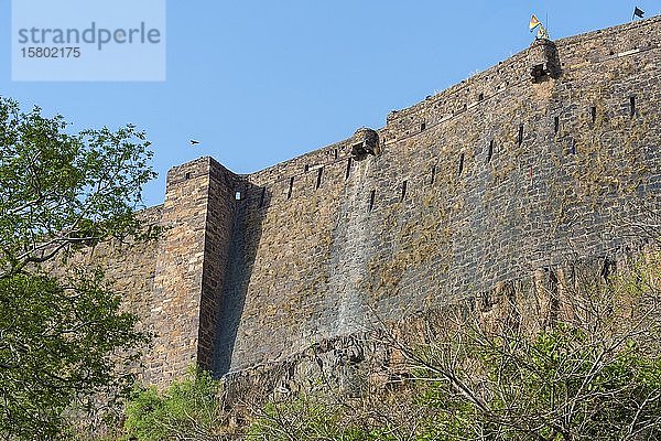 Festung Ranthambhore  Ranthambhore-Nationalpark  Rajasthan  Indien  Asien