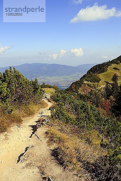 Bergwanderweg in Bayern