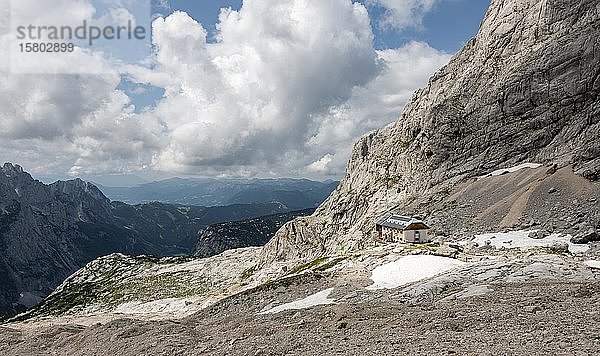 Adamekhütte  Alpenvereinshütte  Dachstein  Salzkammergut  Oberösterreich  Österreich  Europa